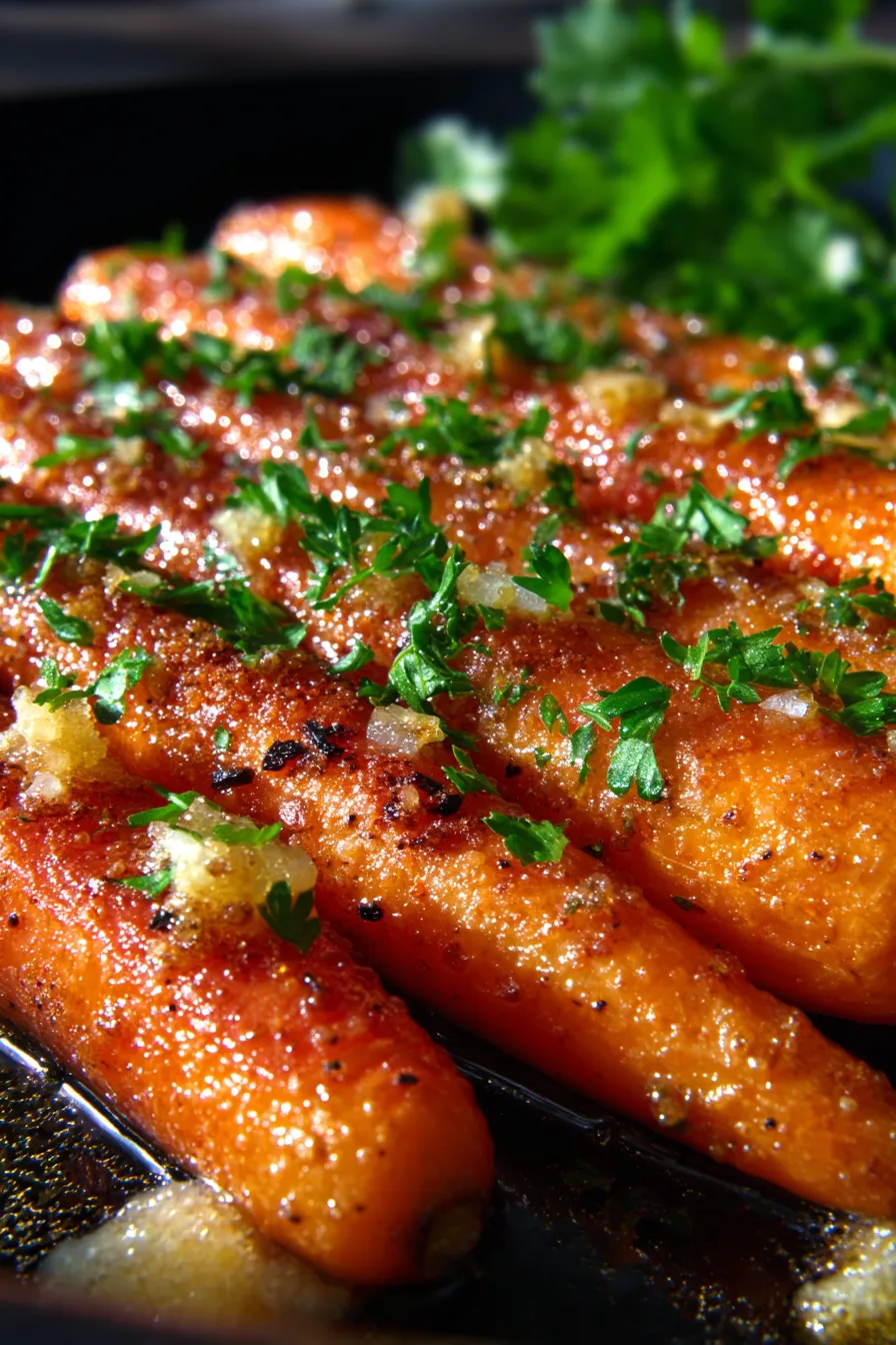 Baked Carrots with Brown Sugar-texture-closeup