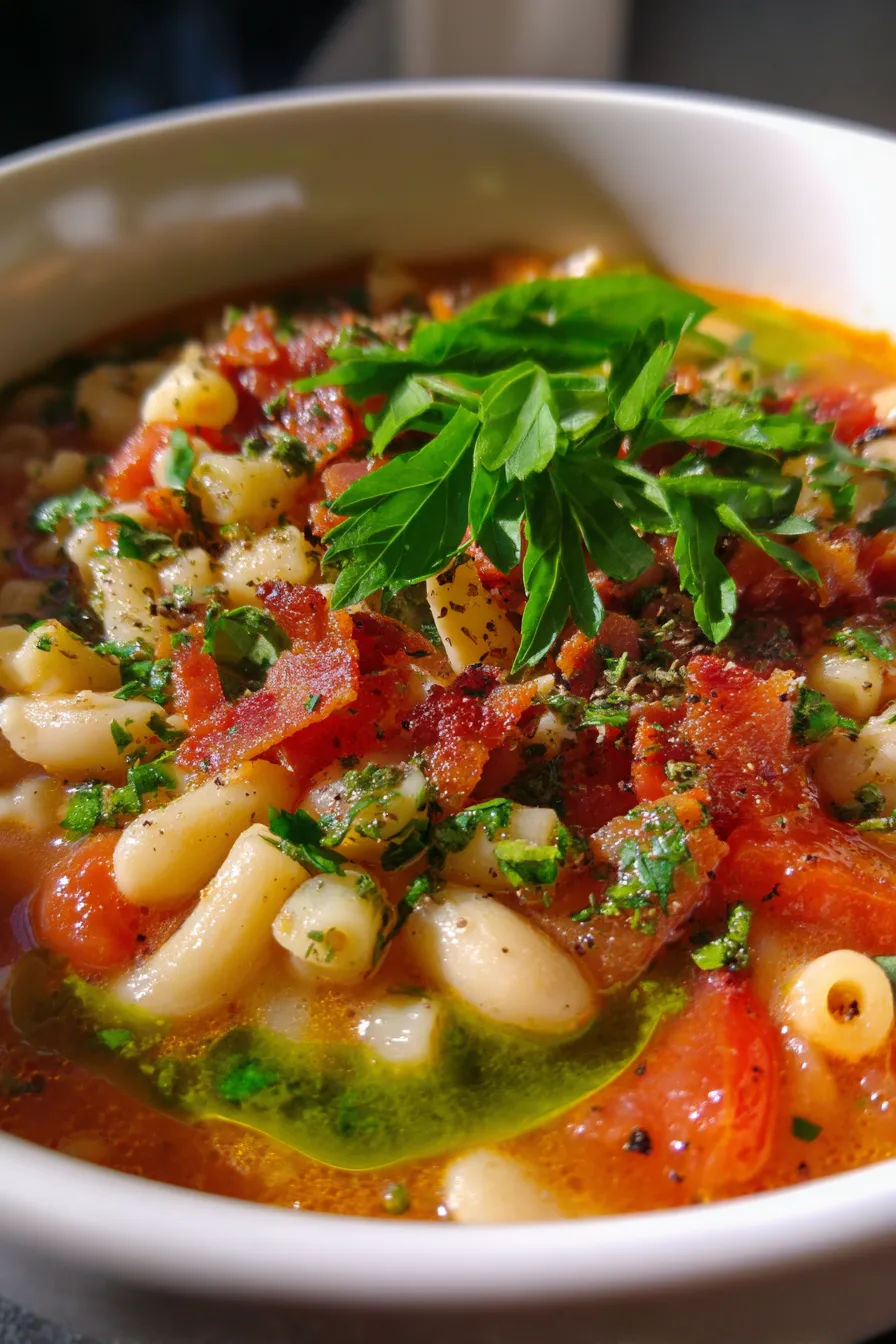 Barefoot Contessa Pasta Fagioli Recipe - An Organized Chaos-texture-closeup