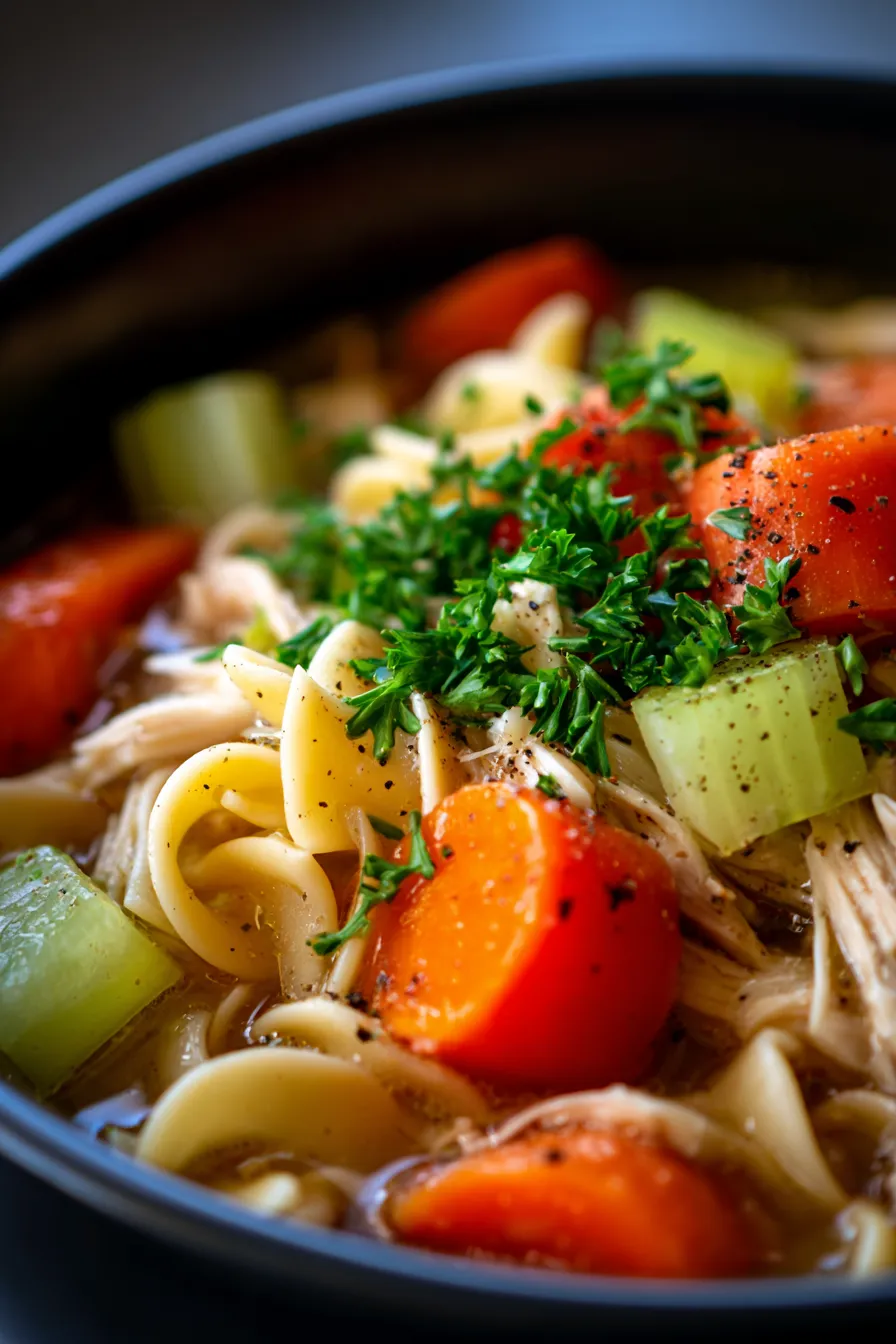 bowl of creamy soup garnishing