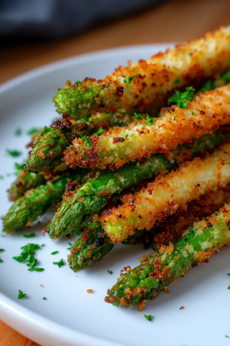 Breaded Air Fryer Asparagus Fries-dipping-sauce