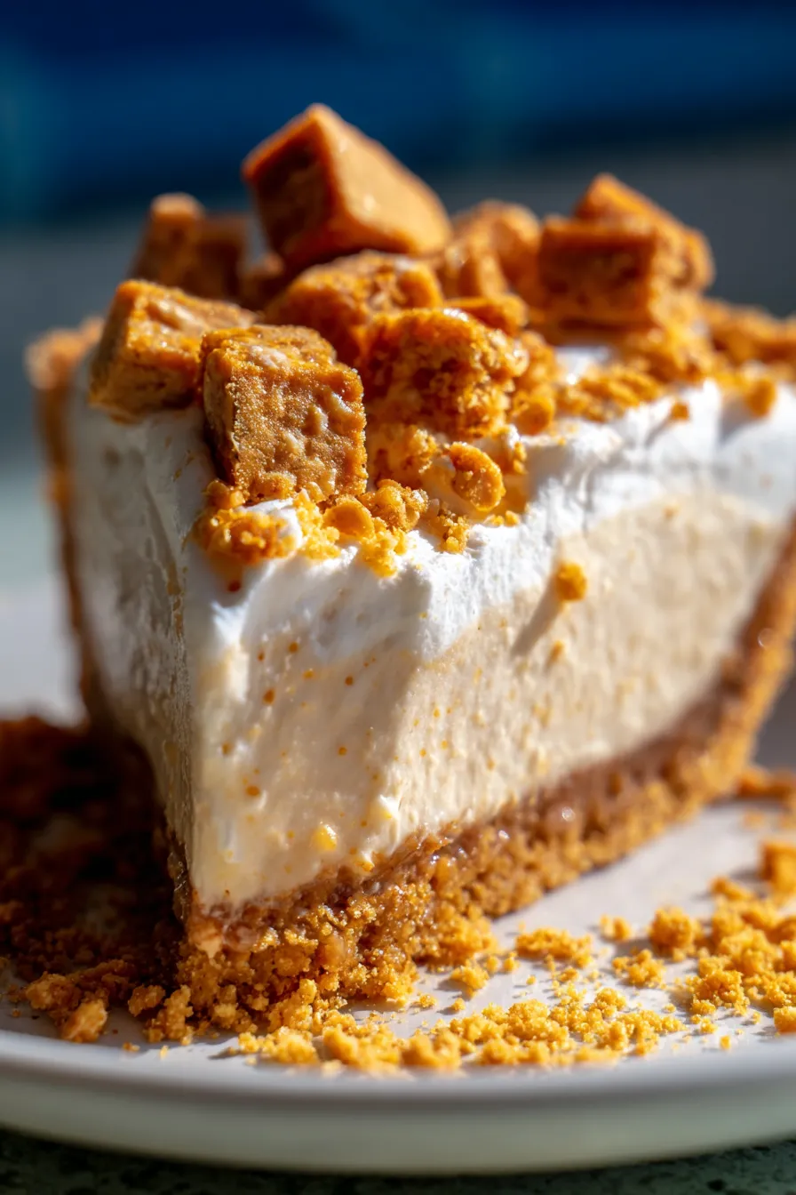 Butterfinger Pie-ingredients-assembly