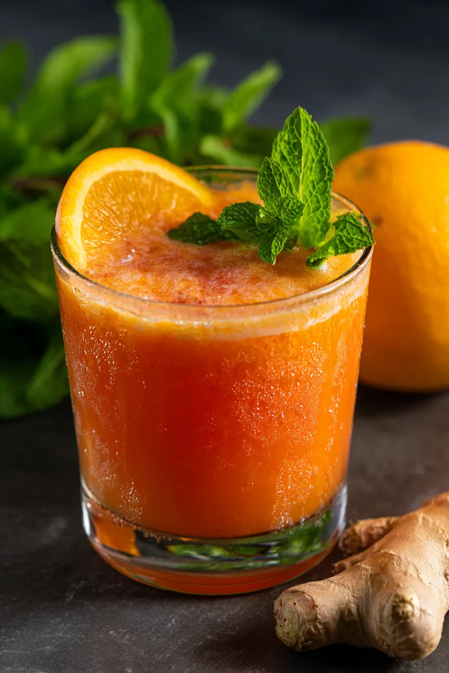 Carrot Juice Recipe with Orange & Ginger-refreshing-lifestyle