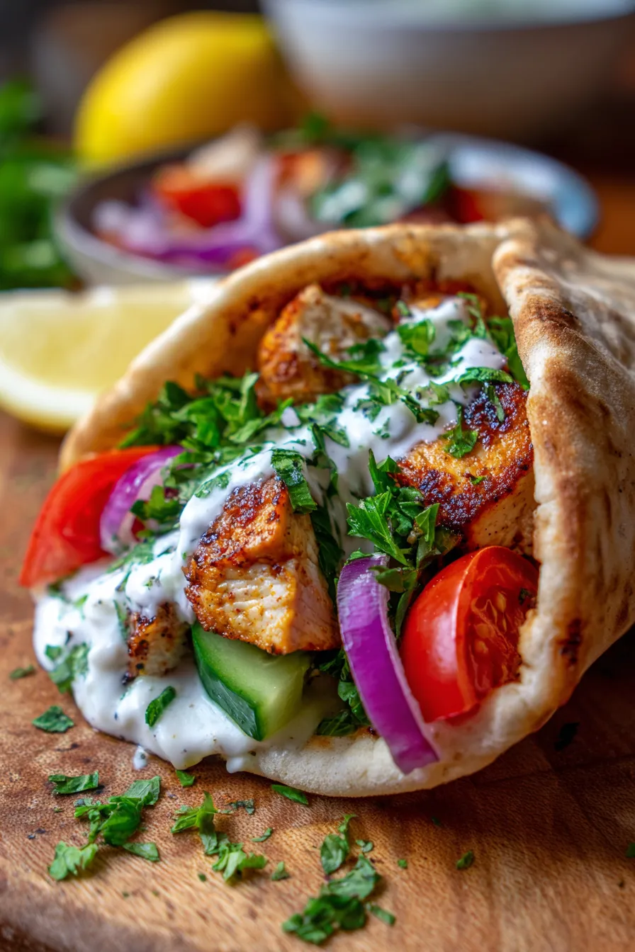Easy Chicken Shawarma with Garlic Sauce – K-Pop Kitchen