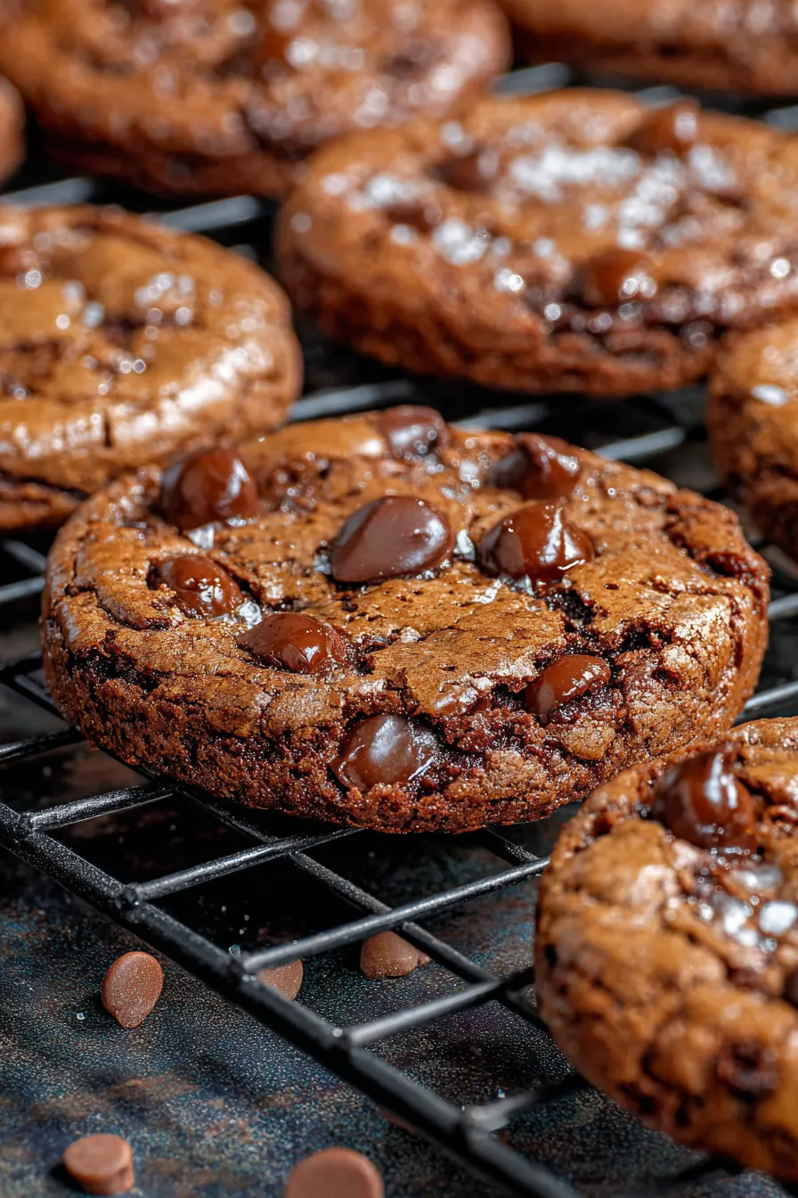 chocolate brownie cookies texture