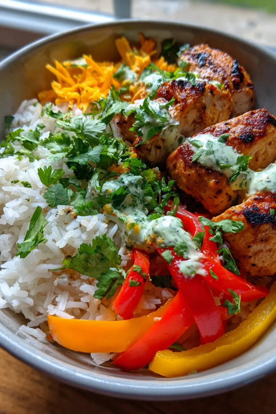 Coconut Chicken Rice Bowl (Meal Prep Friendly)-fresh-ingredients