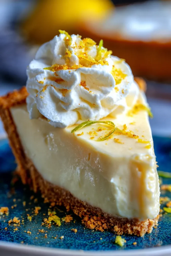 Creamy No-Bake Condensed Milk Lemon Pie: Easy & Zesty Dessert