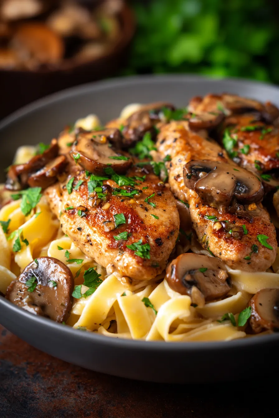 Cozy Chicken Marsala Pasta: Ultimate Comfort Food | Well Seasoned Studio