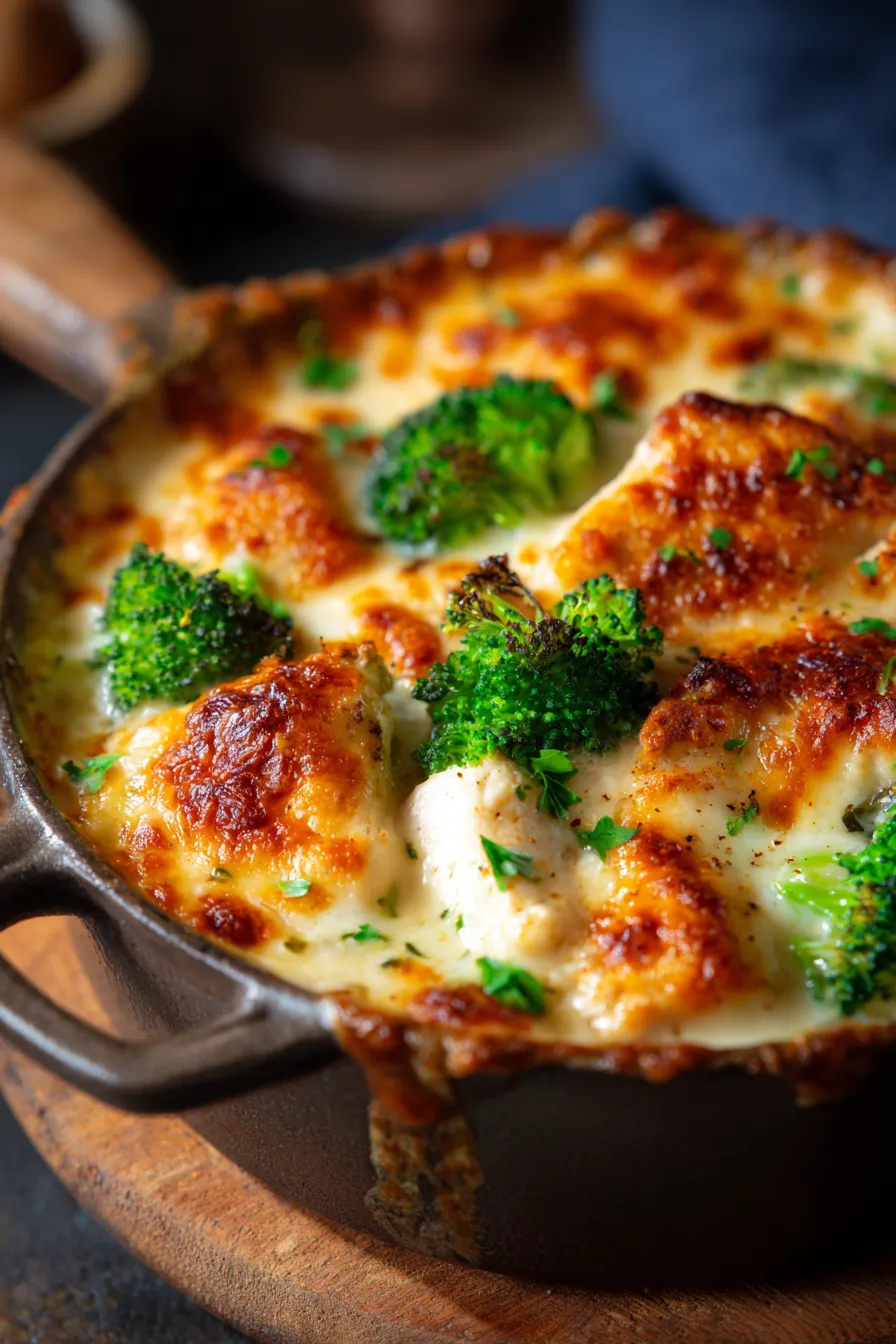 Creamy Low Carb Chicken Casserole – No Noodle Comfort!