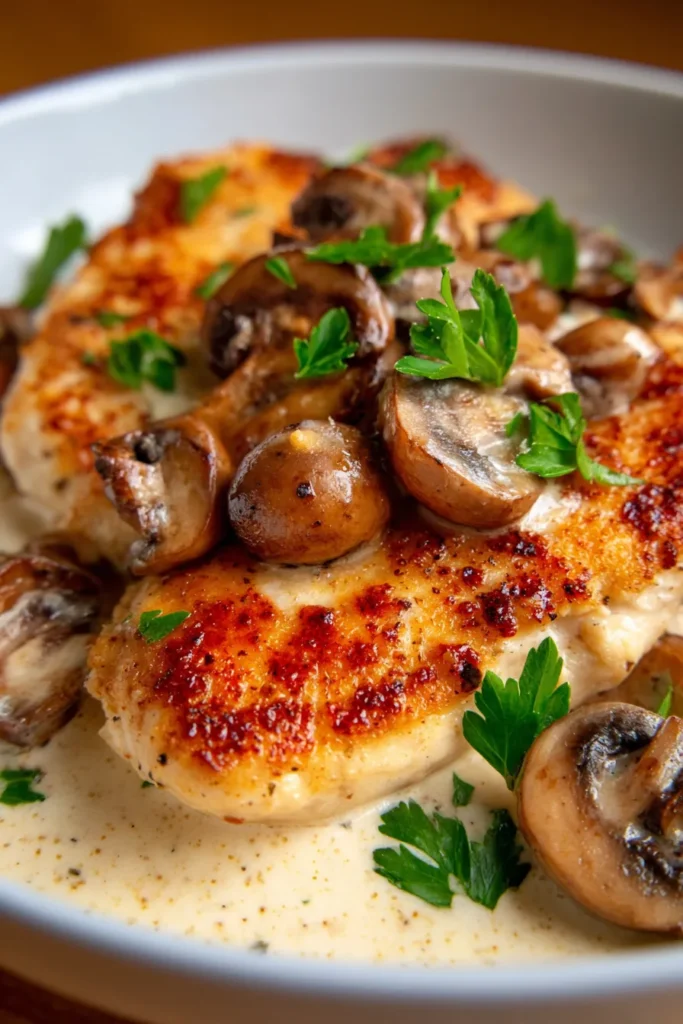 Quick Creamy Mushroom Asiago Chicken: Your New Weeknight Hero!
