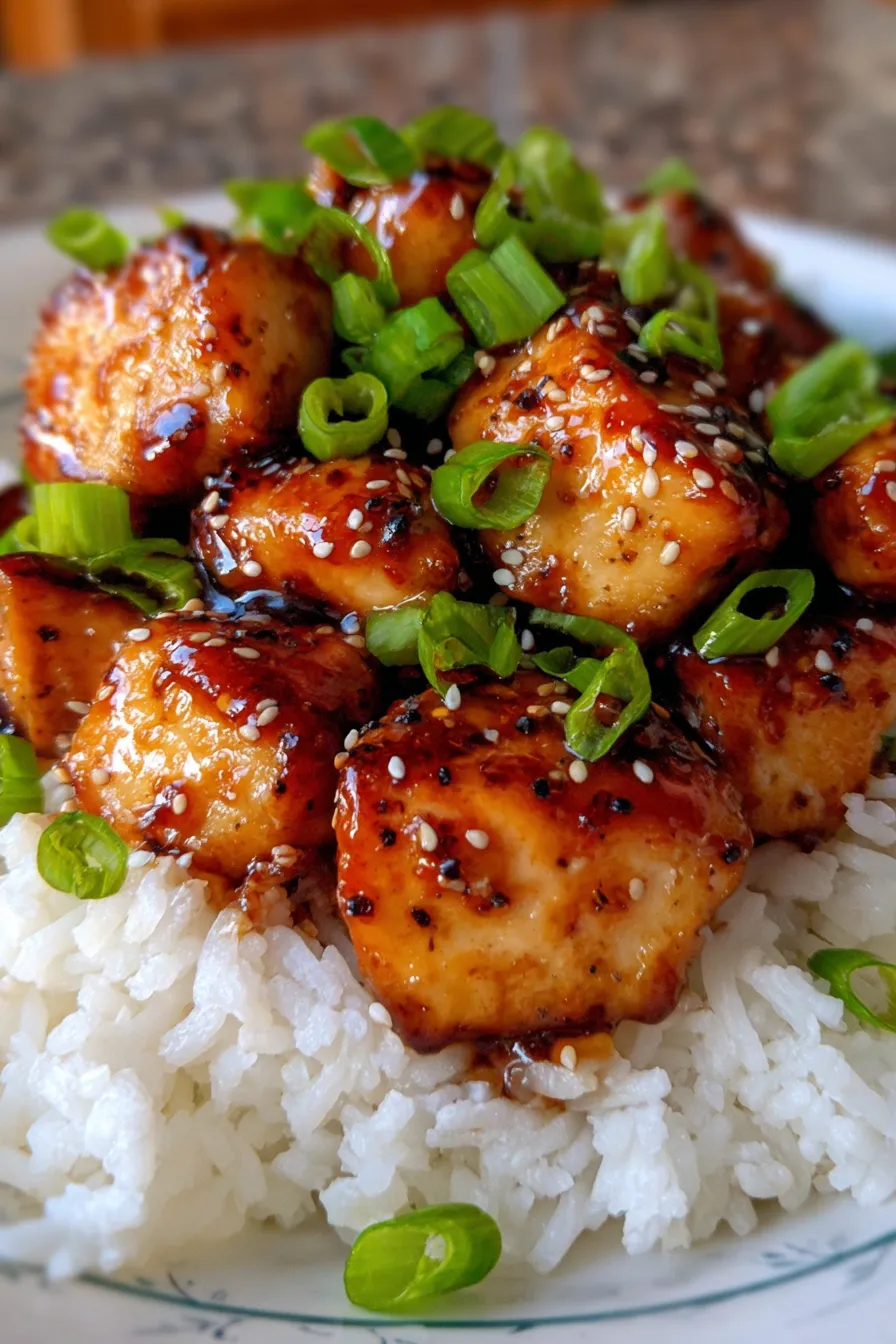 Easy Crockpot Bourbon Chicken: The Best Family Dinner!
