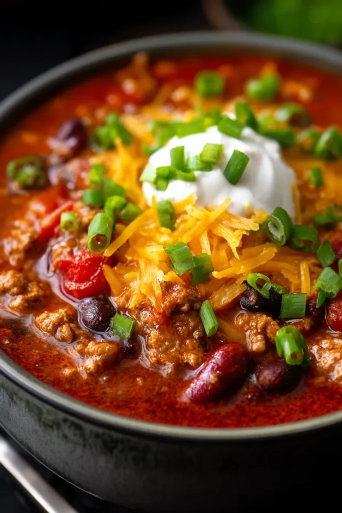 Best Ever Crockpot Chili (Slow Cooker Chili) Recipe