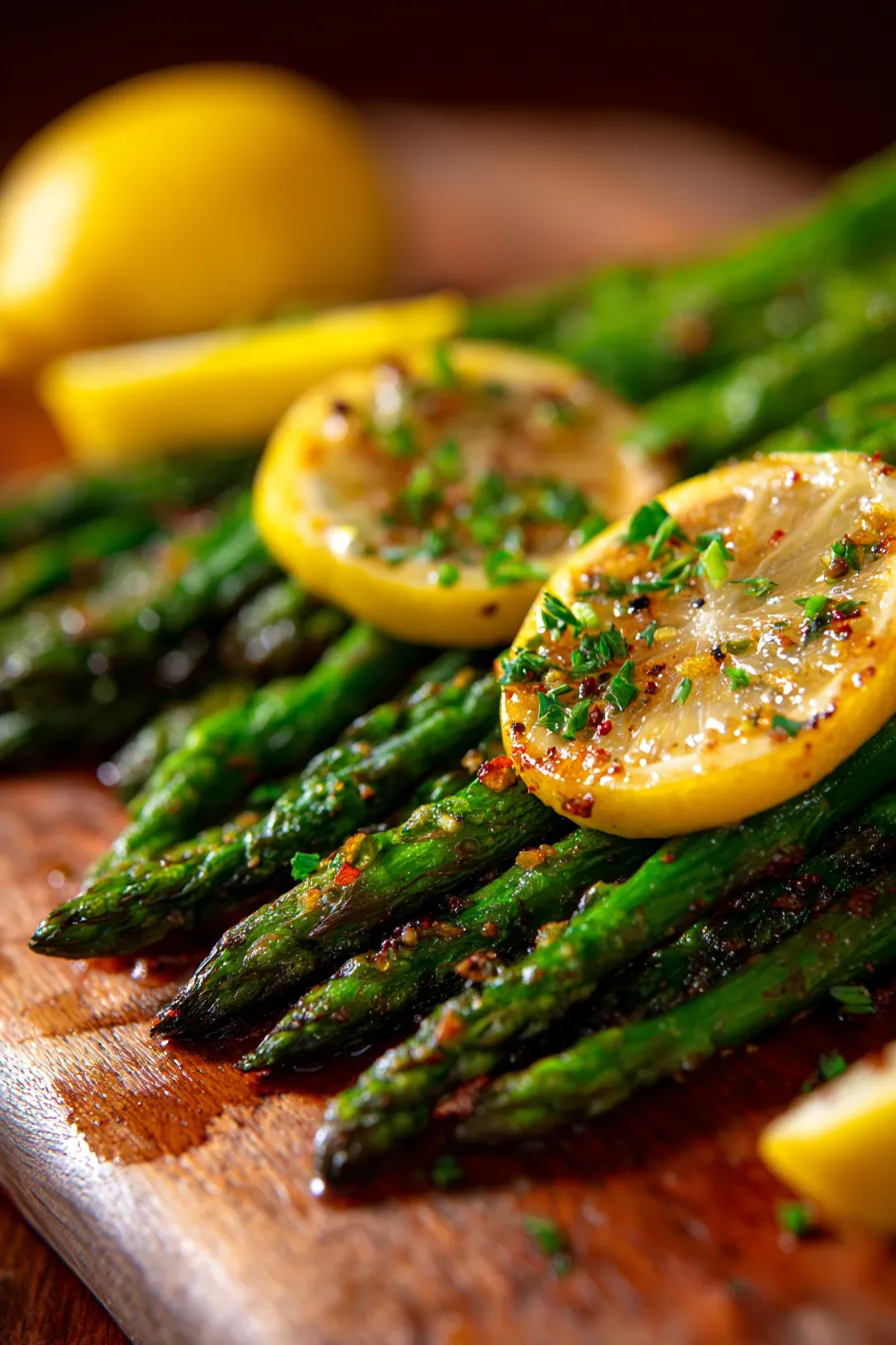 Dijon Roasted Garlic Asparagus: Easy Plant-Based Side