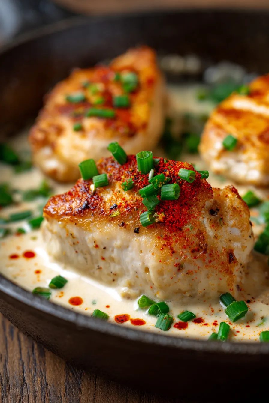 Easy Cream Cheese Chicken-plated