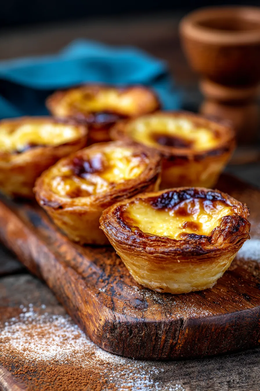 Easy Portuguese Custard Tarts (Pastel de Nata)-tabletop-spread