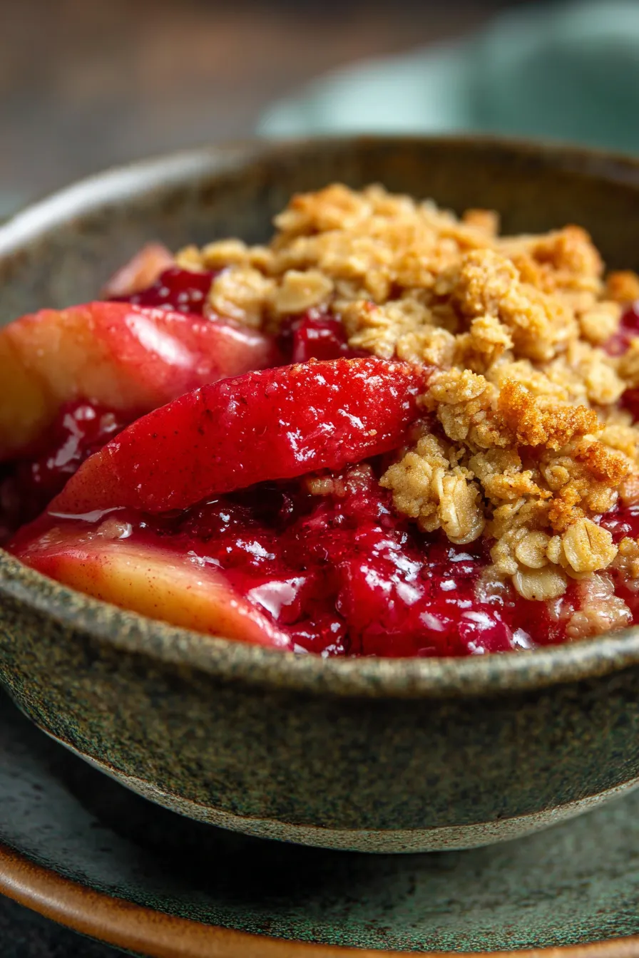 Easy Rhubarb Crisp-ingredients-fresh rhubarb