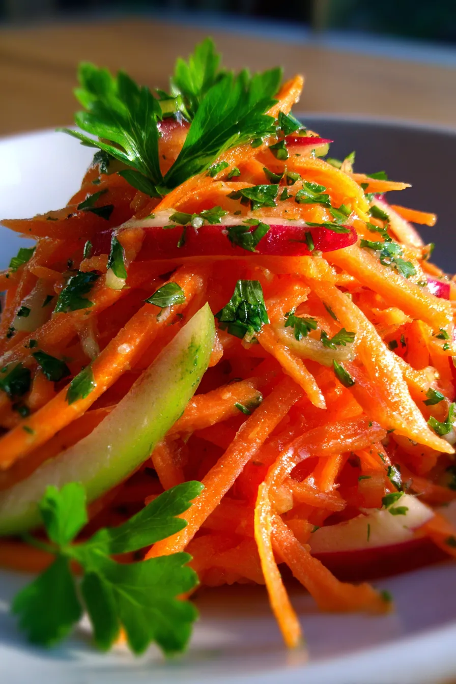 Fresh Apple Carrot Side Dish