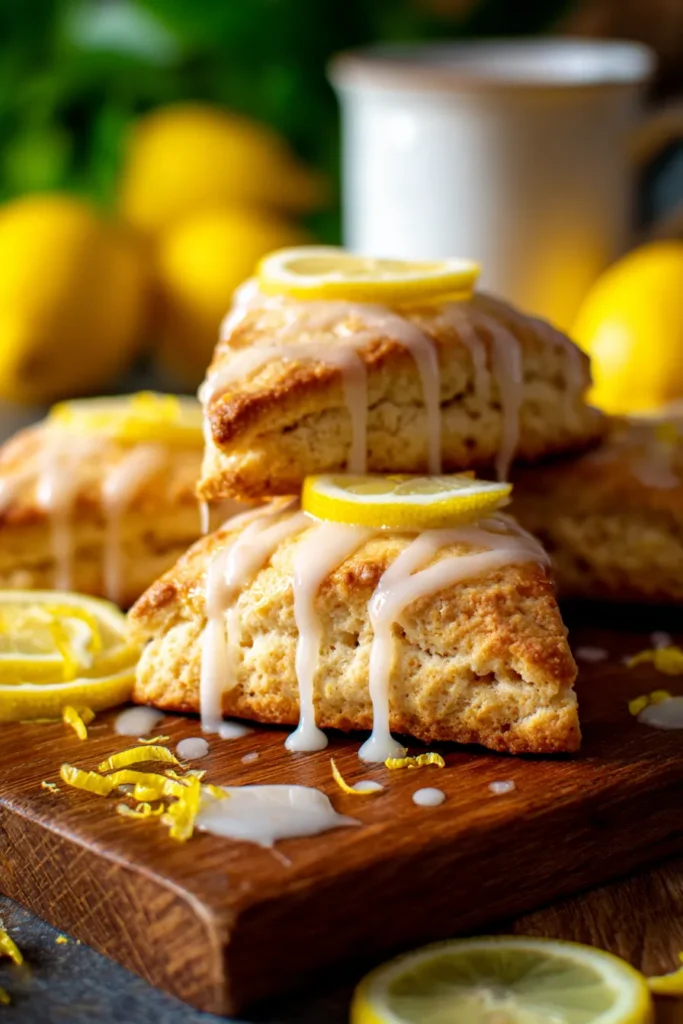 Best Glazed Lemon Scones Recipe: Bright & Buttery Brunch Treat