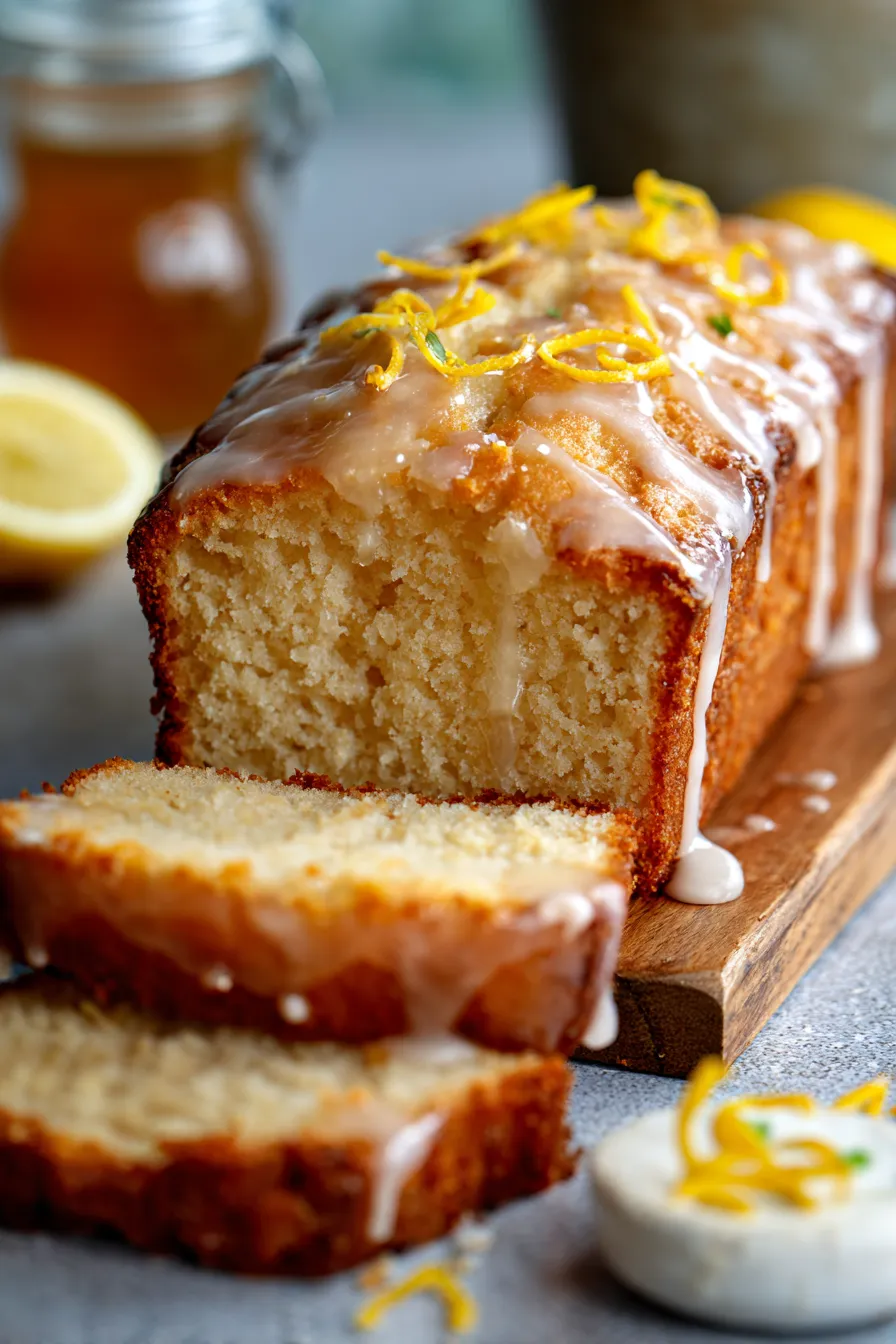 Healthy Greek Yogurt Lemon Loaf Cake – Easy & Moist