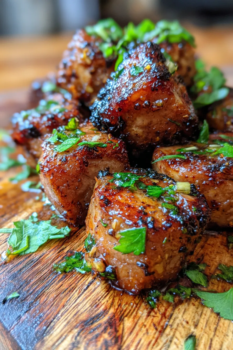 High-Protein Pork Bites close up
