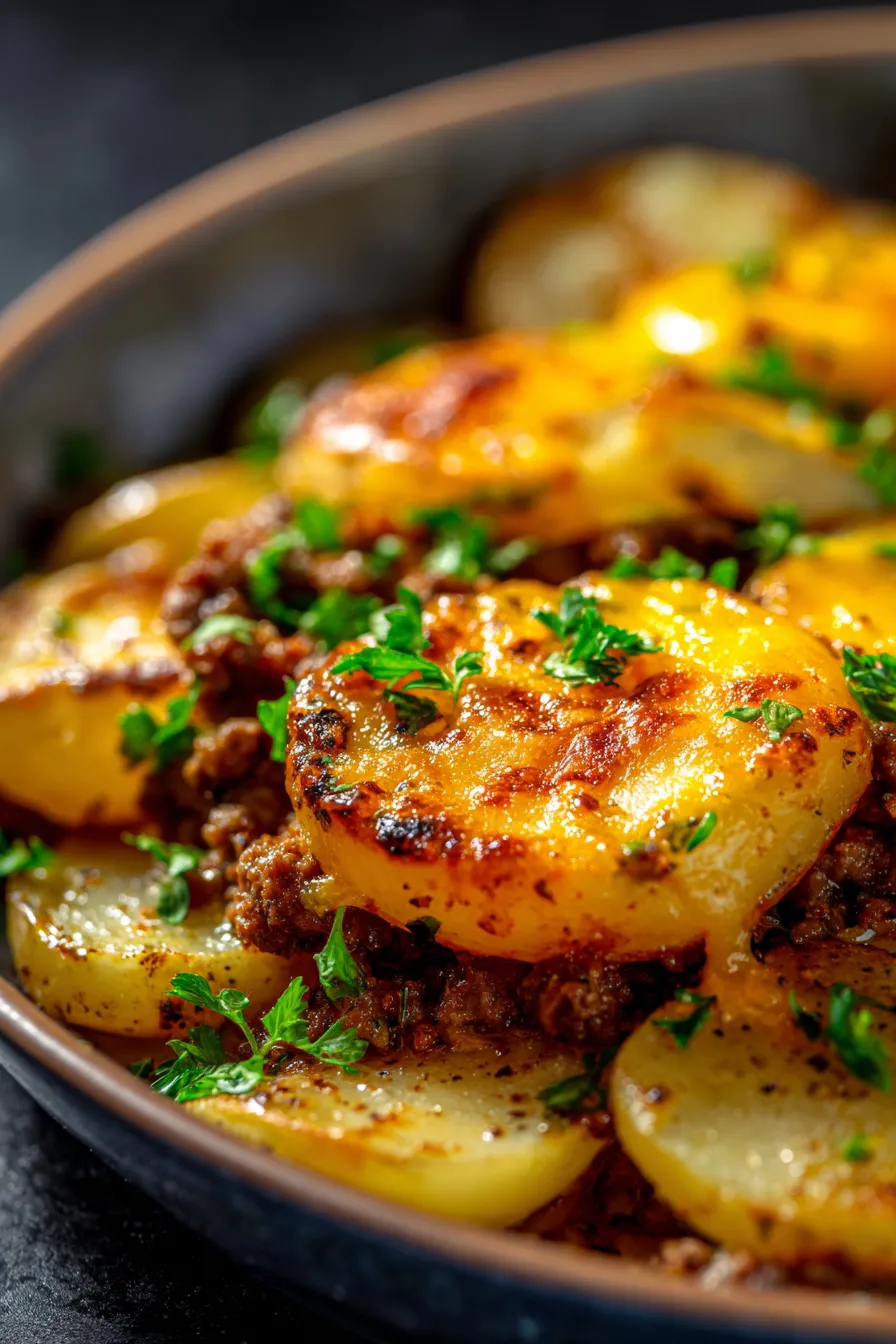 Hobo Casserole with Ground Beef (Easy Meal Prep)-creamy-texture