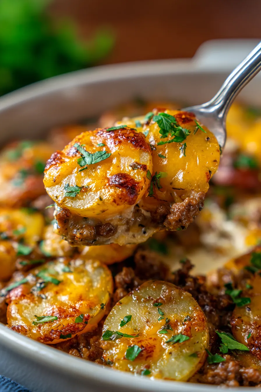 Easy Hobo Casserole with Ground Beef | Best Meal Prep Dinner