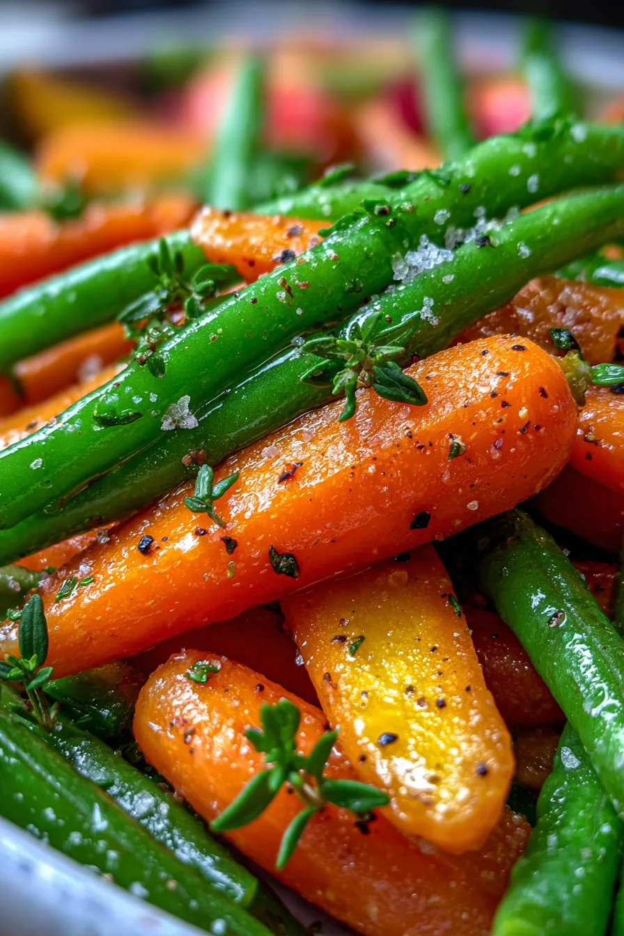 Honey Glazed Carrots & Green Beans: Easy Side Dish Recipe