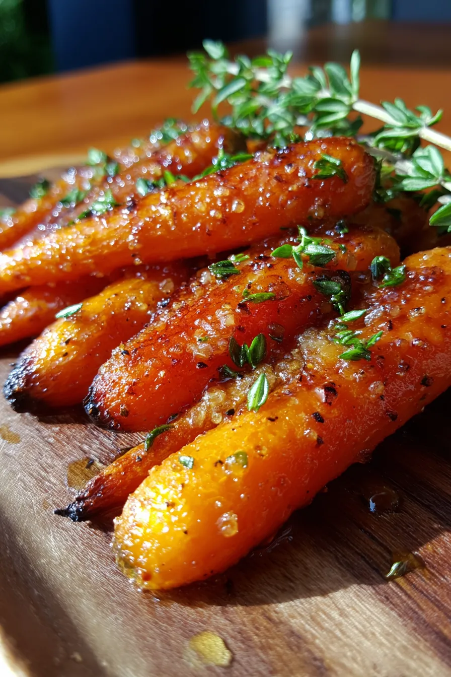 Honey Roasted Carrots-caramelized-texture