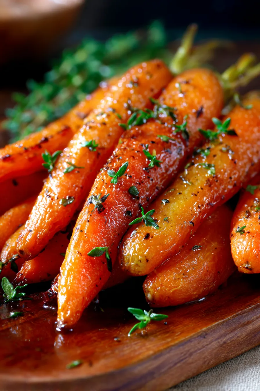 Honey Roasted Carrots-family-style-serving