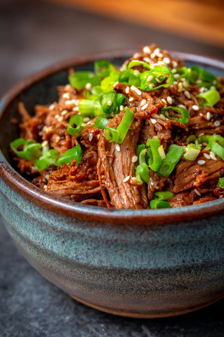 Korean Beef-bowl-garnished