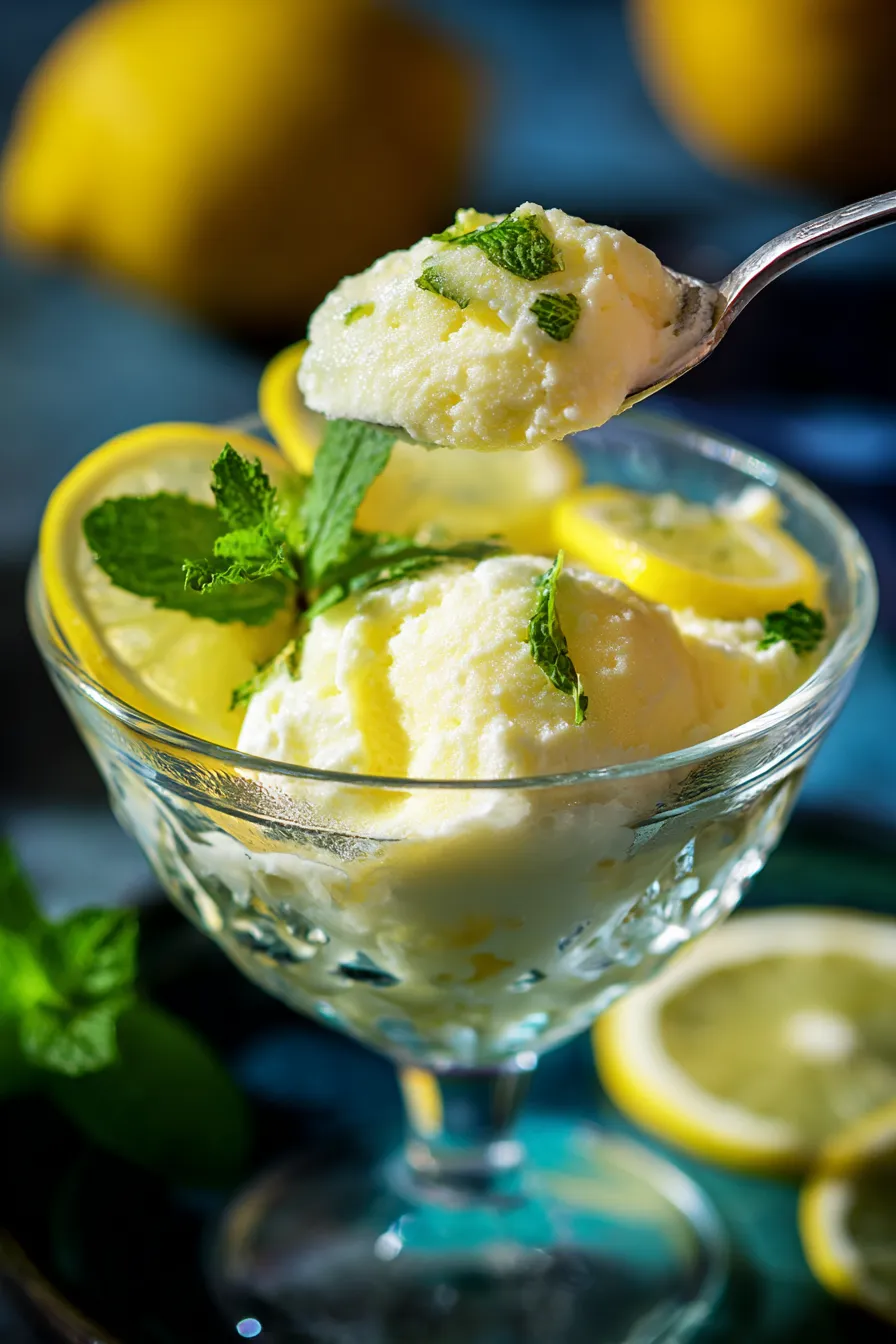 Lemon Fluff-serving-glass