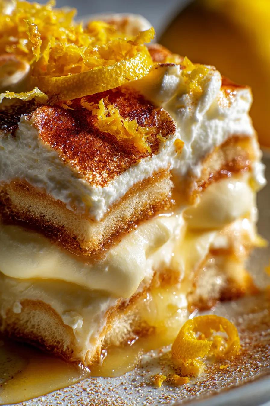 Zesty Lemon Limoncello Tiramisu: Ultimate Summer Dessert