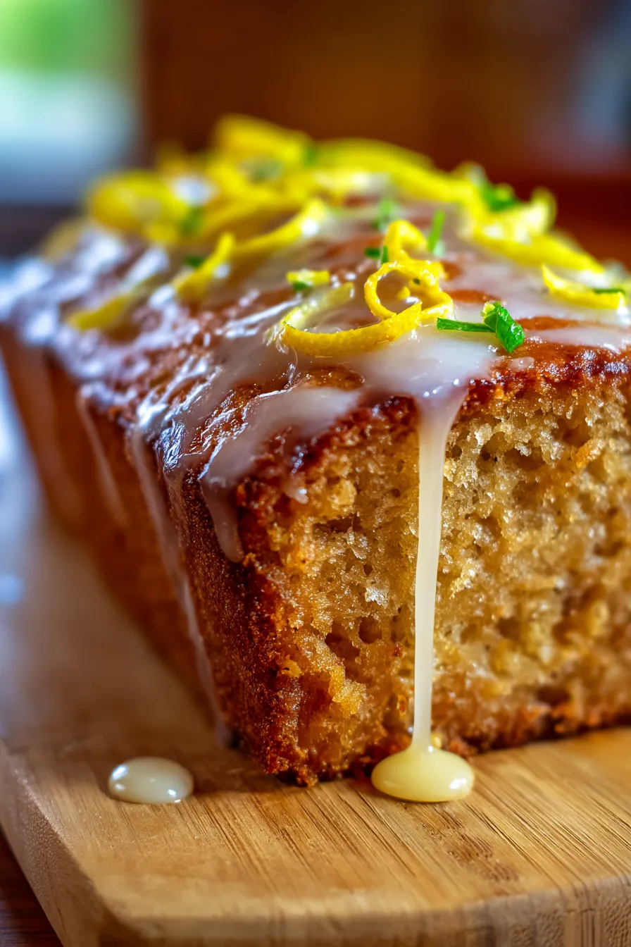 Lemon Loaf Cake with Lemon Glaze-ingredients-preparation