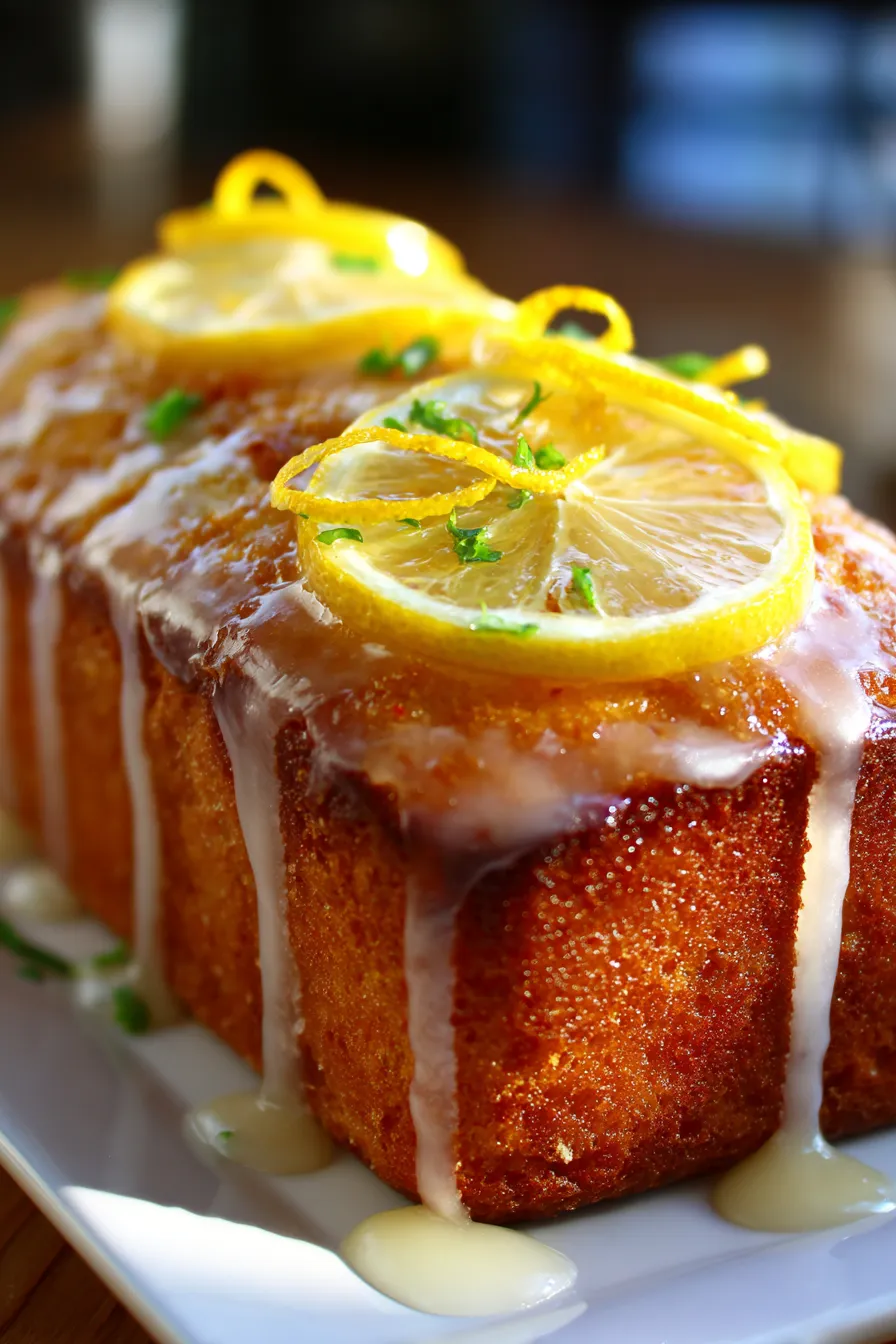The Best Lemon Loaf Cake with Zesty Glaze – Easy Recipe