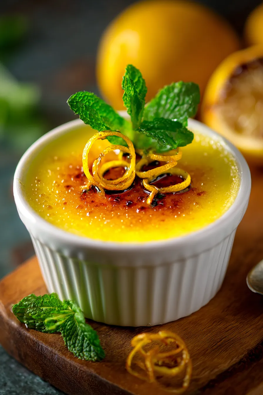 Decadent Lemon Posset Brûlée: Easy No-Bake Dessert