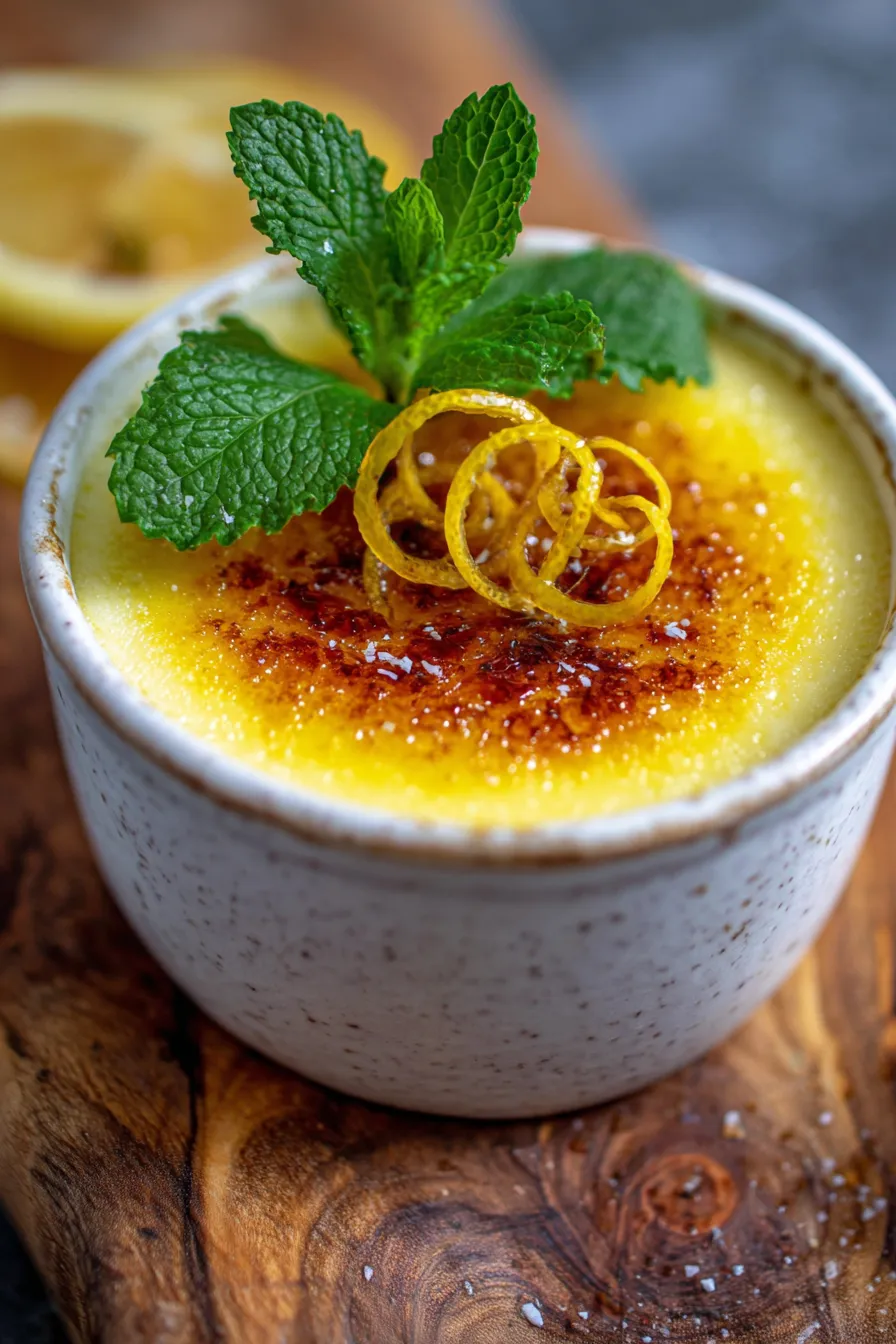 Lemon Posset Brûlée-texture-creamy