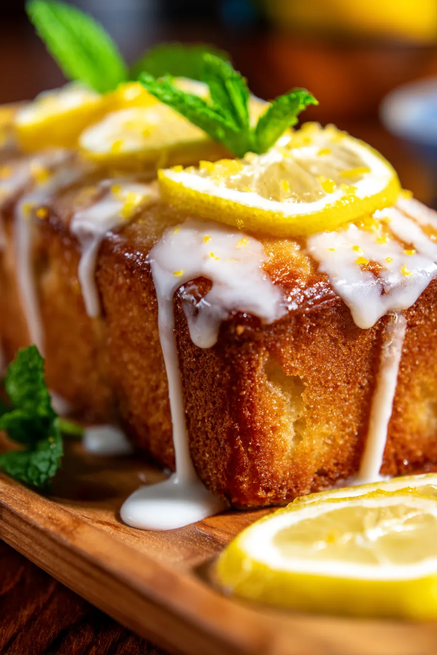 Lemon Pound Cake-baking-process