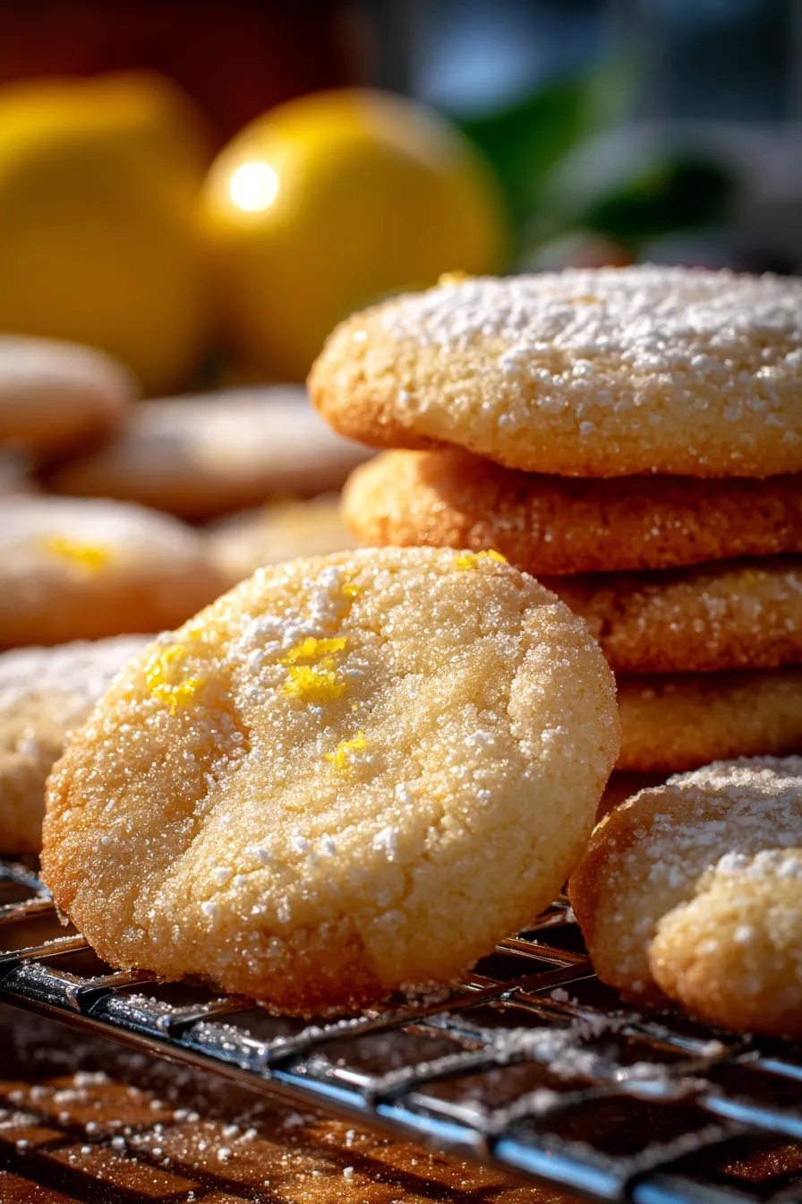 Lemon Sugar Cookie Recipe-ingredients-fresh-flatlay