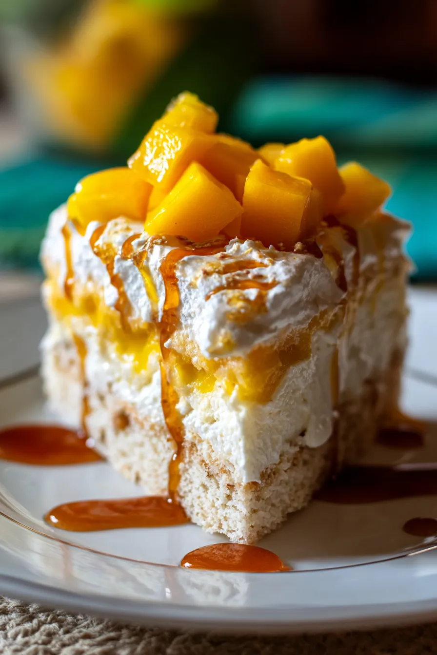 Mango Tres Leches - The Epicurean Mouse-cake-texture