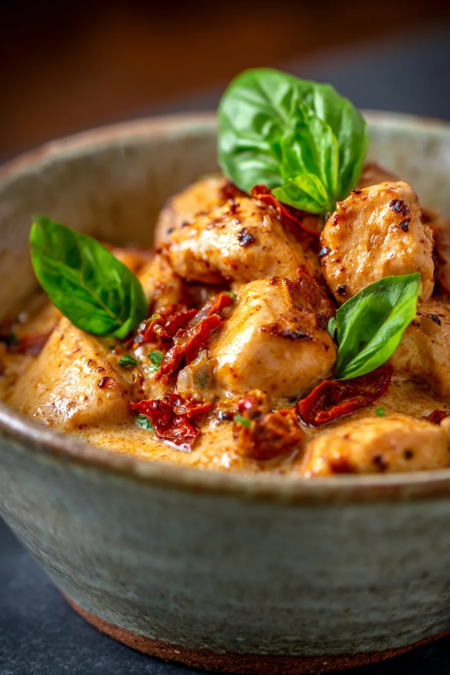 Marry Me Chicken ingredients mise en place