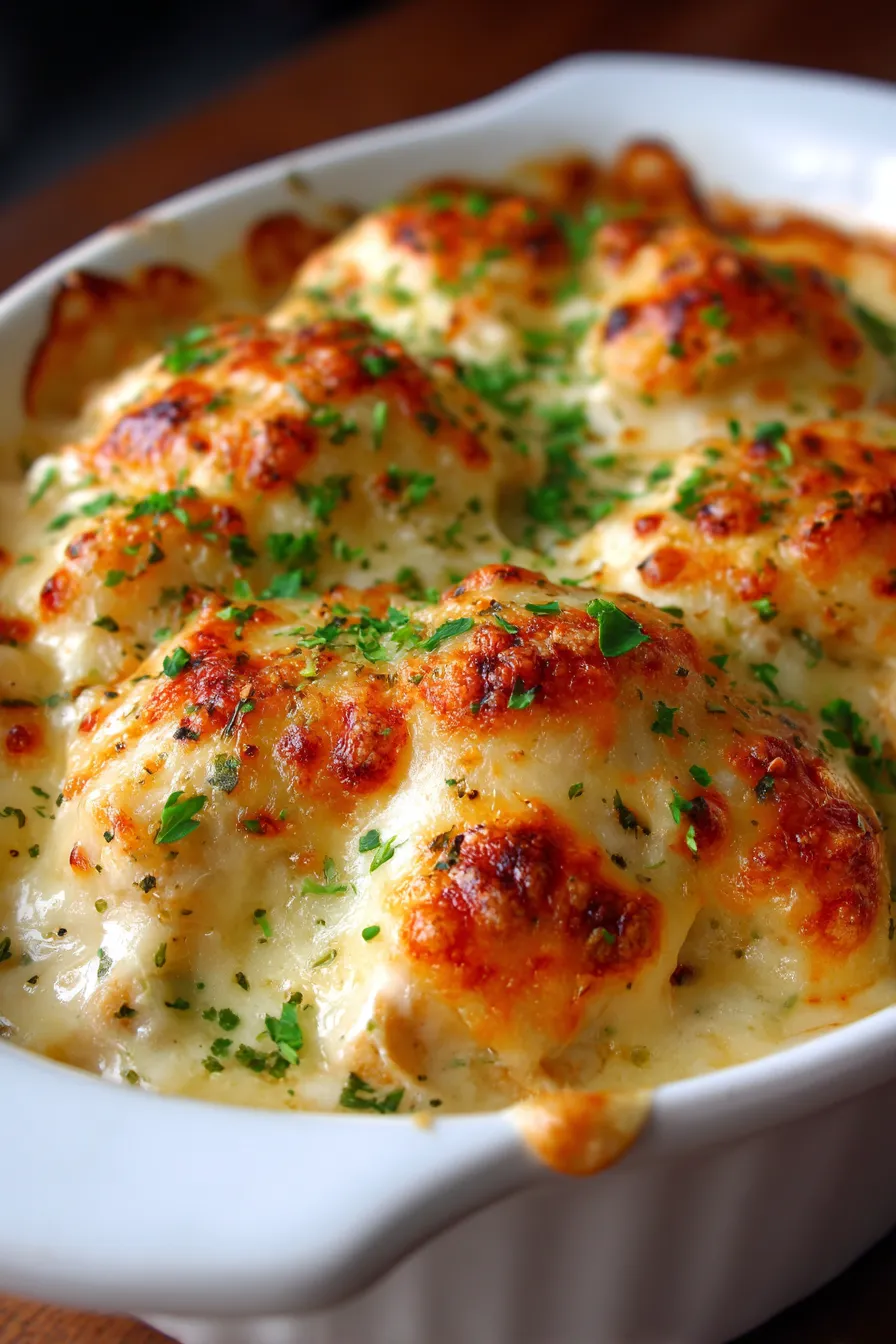 Million Dollar Chicken Casserole-serving-spoon