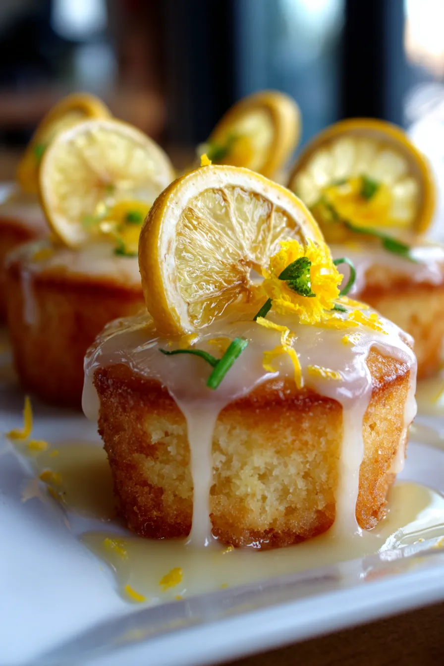 Mini Lemon Drop Cakes | Zesty & Easy From Scratch Recipe