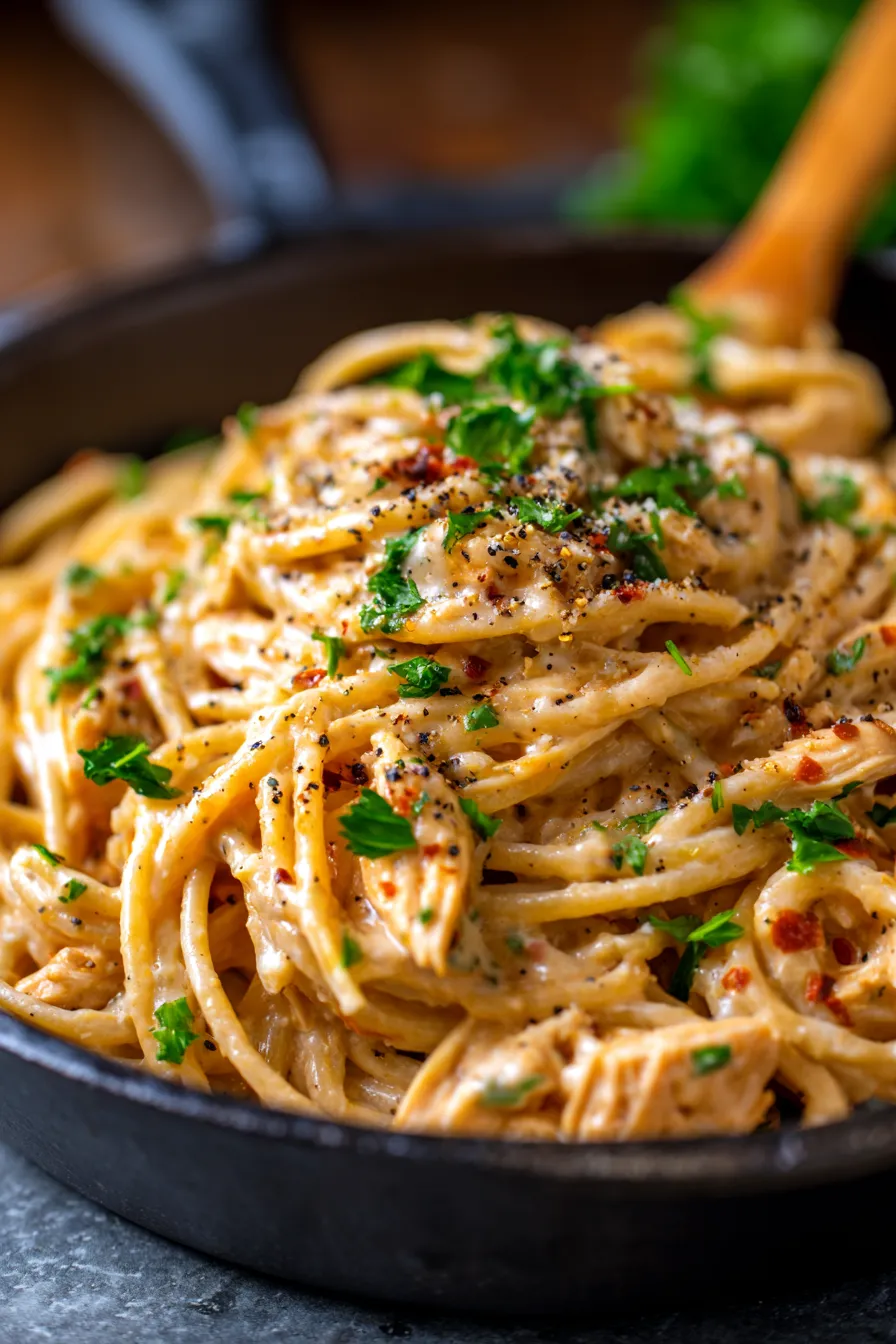 Monterey Chicken Spaghetti: Best Chicken Recipes Spaghetti You Will Make-serving-portion