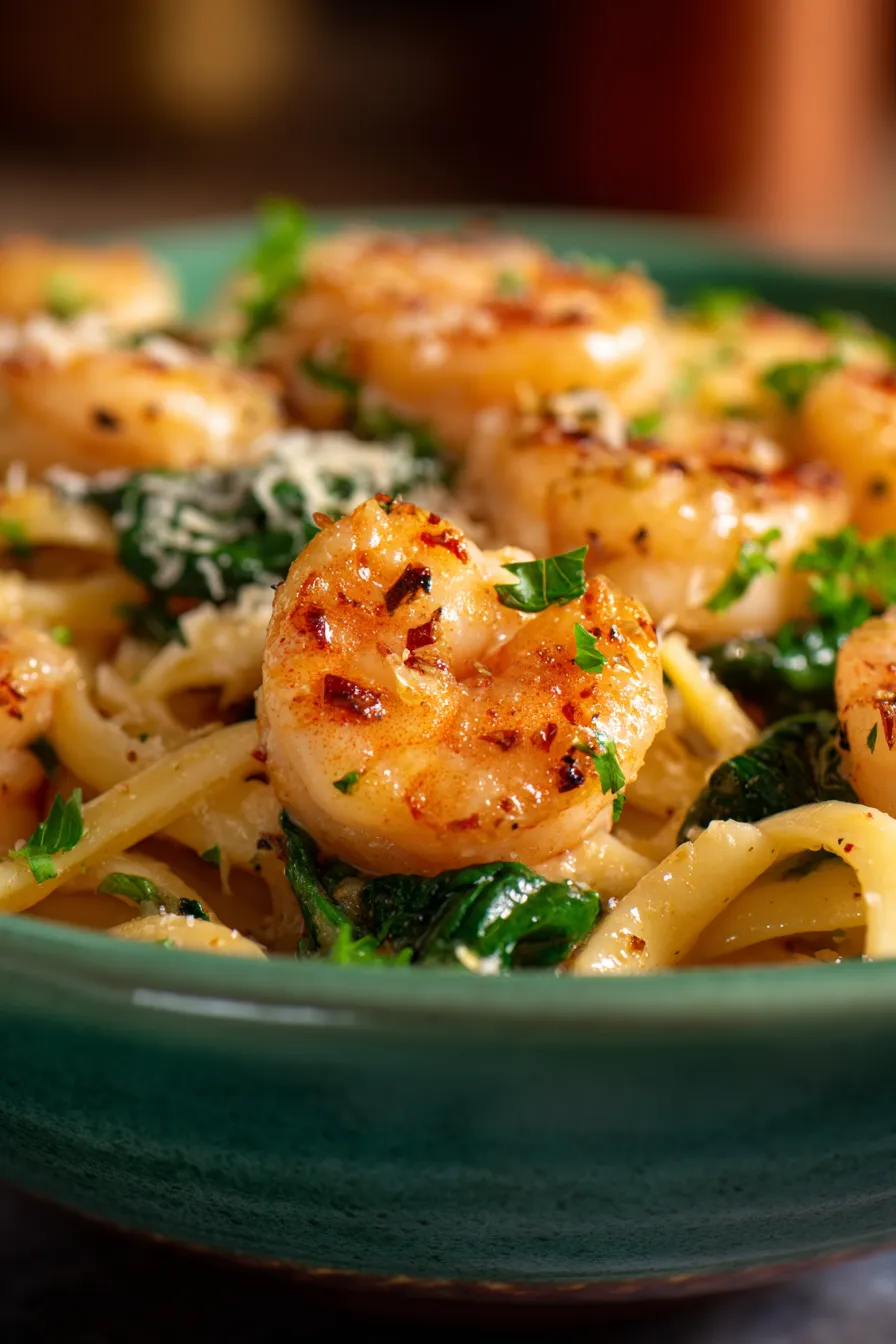 One-Pot Pasta - finished dish - garnished - inviting