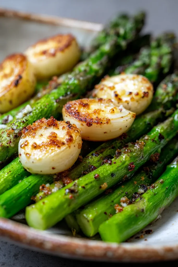 Crisp & Flavorful Oven-Baked Asparagus with Garlic Parmesan