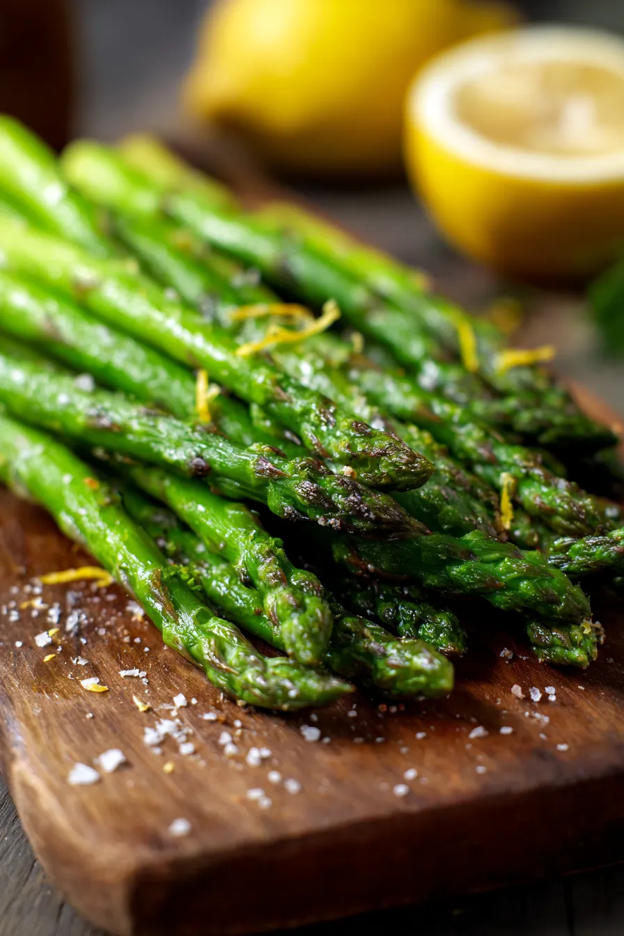 Oven Roasted Asparagus-texture-vibrant