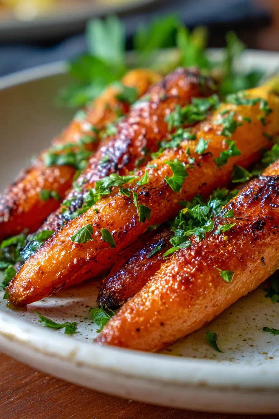 Oven Roasted Glazed Carrots-prep-raw