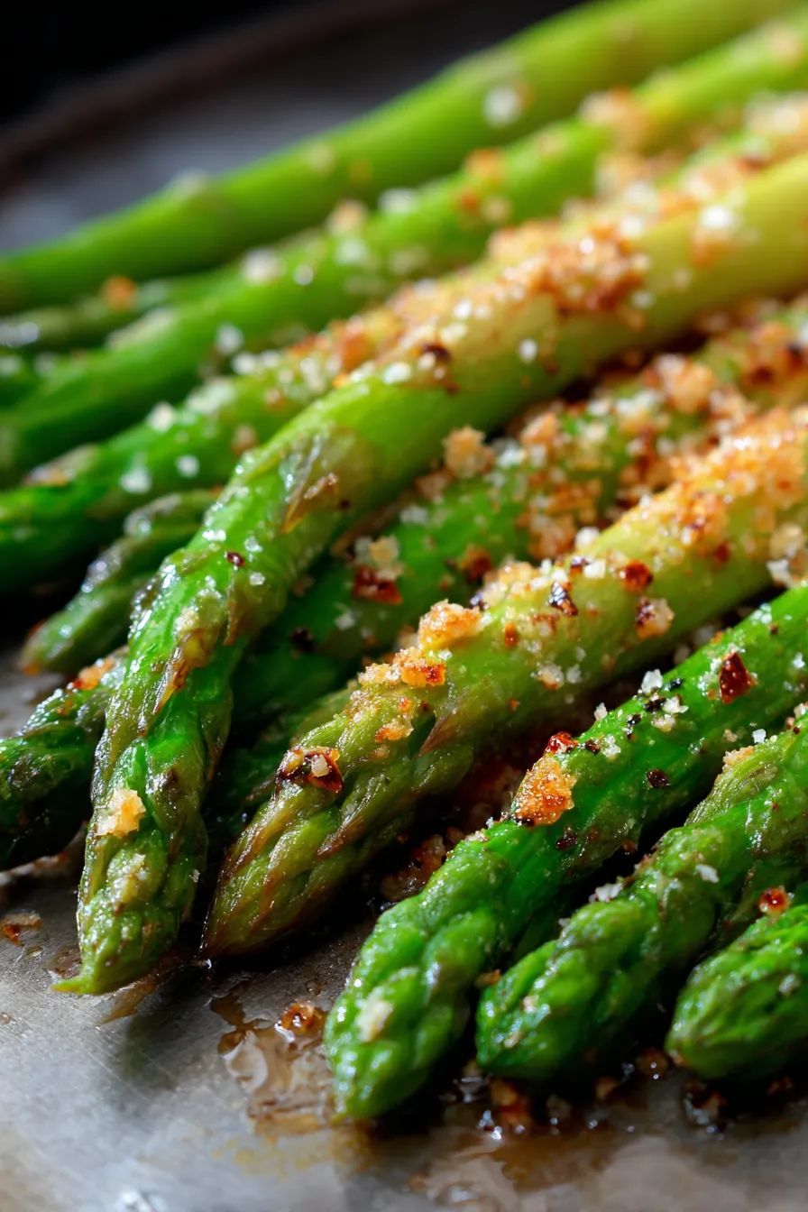 Oven Roasted Parmesan Asparagus-ingredients-prep-flatlay