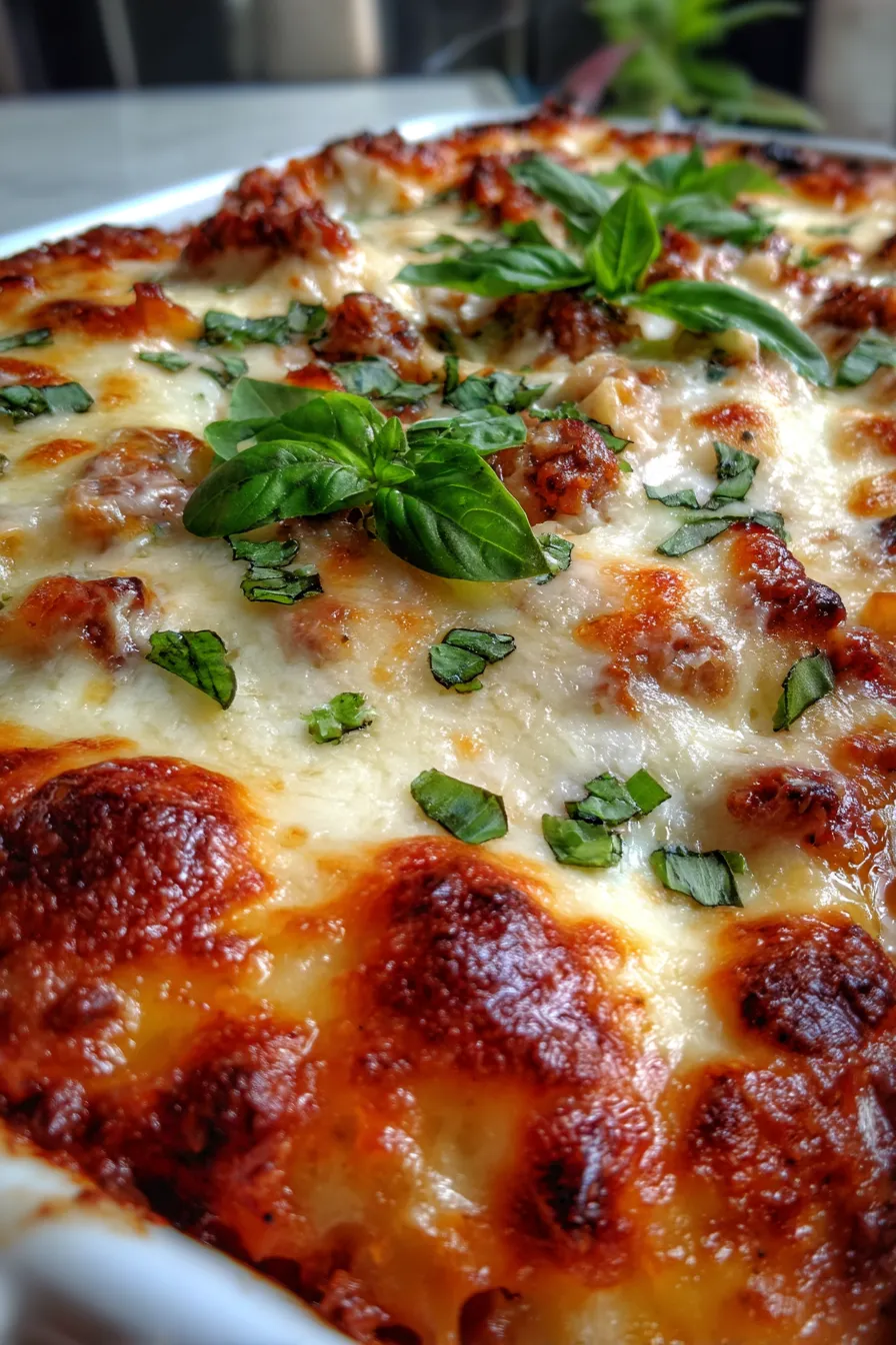 Pasta al Forno (Classic Pasta Bake)-serving-slice