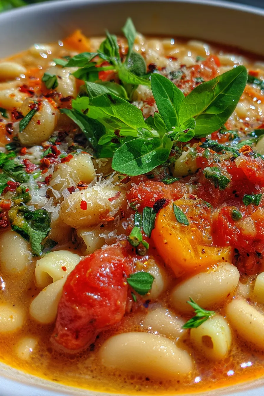 Pasta Fagioli-ingredients-chopped