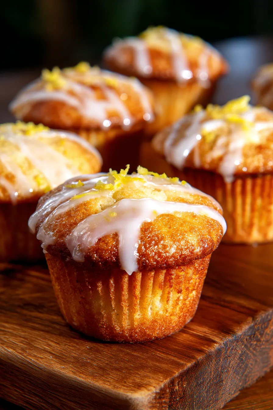 PERFECT LEMON MUFFINS!-fluffy-texture